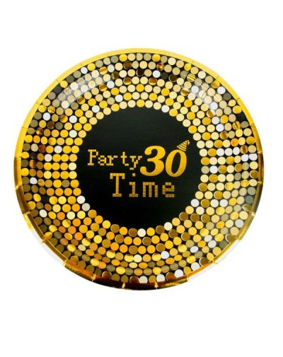 Articolo Party 30 Anni Piatto Grande 23Cm