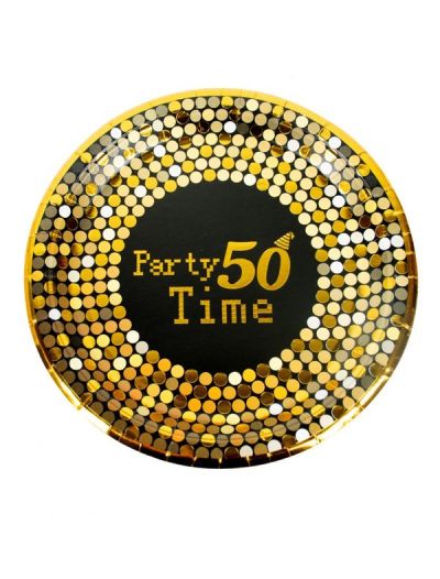 Articolo Party 50 Anni Piatto Grande 23Cm