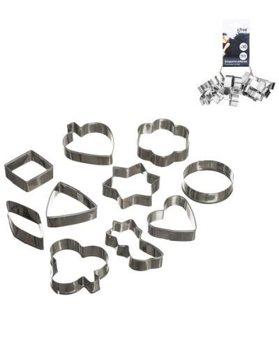 Gebäckzubehör Keksausstecher 10 Stücke