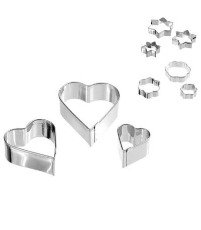 Gebäckzubehör Keksausstecher 3 Stücke