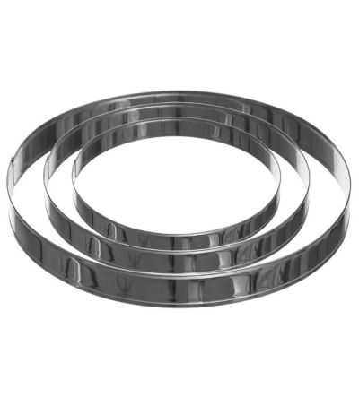 Gebäckzubehör Kuchenkreise 3 Stücke