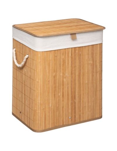 Wäschekorb Bambus 40X50X30Cm