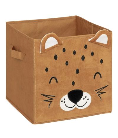 Panier À Jouets Léopard Joey 29X29Cm