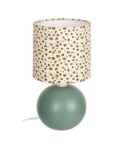 Lampe Deco En Céramique Léopard 25Cm