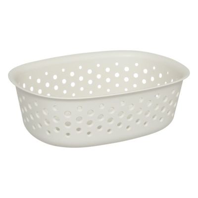 Starrer Wäschekorb Tila Creme 18X13X6Cm