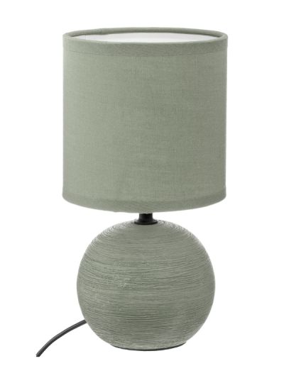 Lampada Déco Sferica Timéo In Ceramica Verde Cachi 25Cm