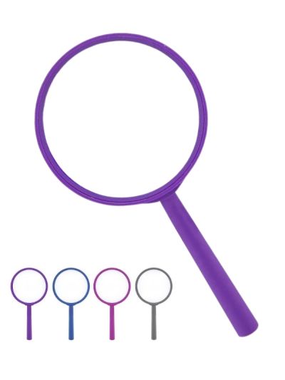  Lente Di Ingrandimento In Gomma 17.5Cm - Assortito