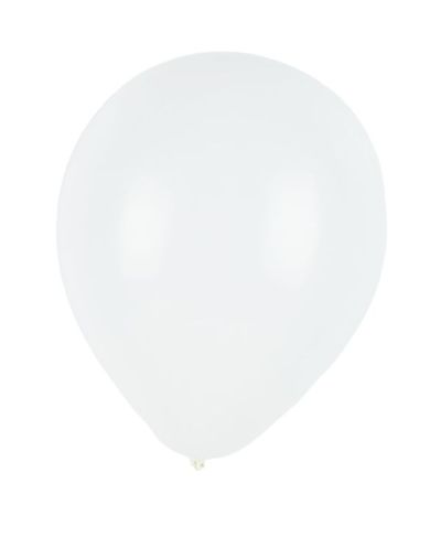 Palloncini In Lattice Monocolore Bianco 25Cm - 50 Pezzi