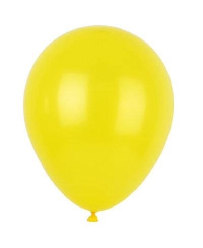 Palloncini In Lattice Monocolore Giallo 25Cm - 50 Pezzi