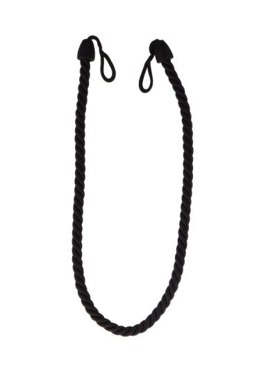 Accessoire Pour Tringle À Rideaux Rayonne Noir 1 Pièce