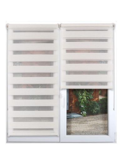 Store À Enrouleur Jour/Nuit Beige 45X180Cm