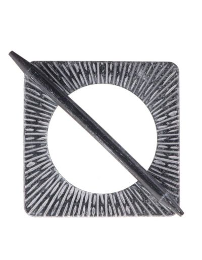 Accessoire Pour Tringle À Rideaux Porto Antracite 1 Pièce