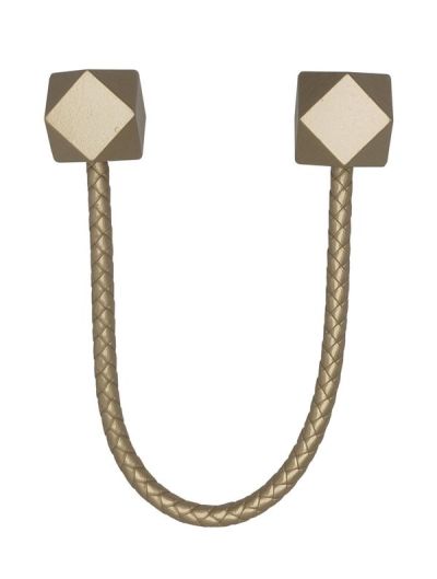 Accessoire Pour Tringle À Rideaux Geometrik En Métal Or Mat 1 Pièce