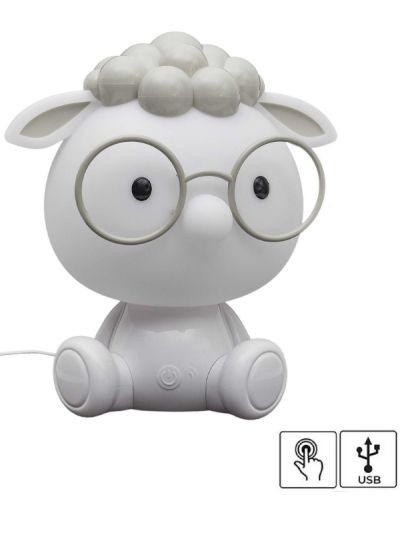Lampe De Chevet Pour Enfants En Forme De Mouton 25Cm