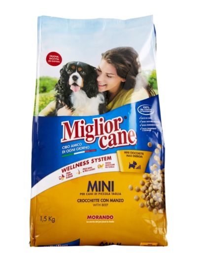 MIGLIOR CANE Wellness System Croquettes Mini Bœuf 1.5Kg