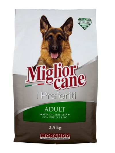 MIGLIOR CANE Preferiti Croquettes Adult Poulet Et Riz 2.5Kg