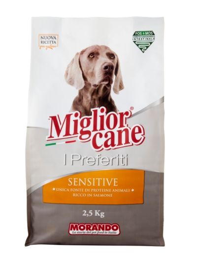 MIGLIOR CANE Preferiti Croquettes Sensitive Saumon 2.5Kg