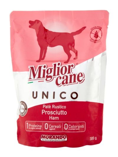 MIGLIOR CANE Unico Pâté Rustique Jambon 300G