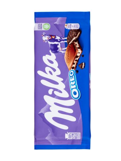 MILKA Tavoletta Di Cioccolato Al Latte Con Crema Oreo 100G