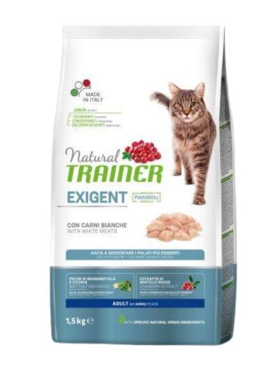 NATURAL TRAINER Exigent Gatto Adult (+1 Anno) Tacchino 1.5Kg