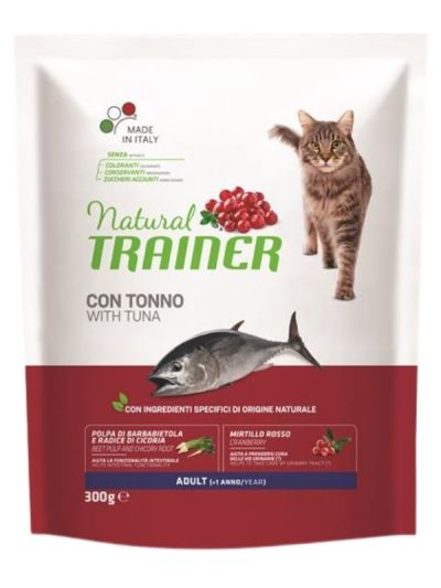NATURAL TRAINER Gatto Adult (+1 Anno) Tonno 300G