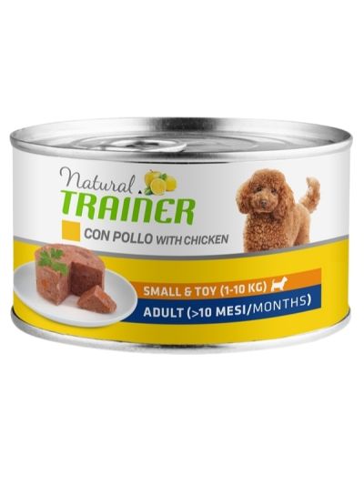NATURAL TRAINER Lattina Small E Toy Puppy E Junior (+2 Mesi) Pollo 150G