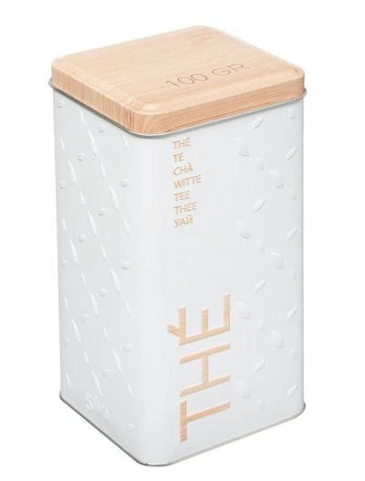 Organizer Cucina In Metallo Bianco Scandinavian Nature Tea 8.5X17Cm