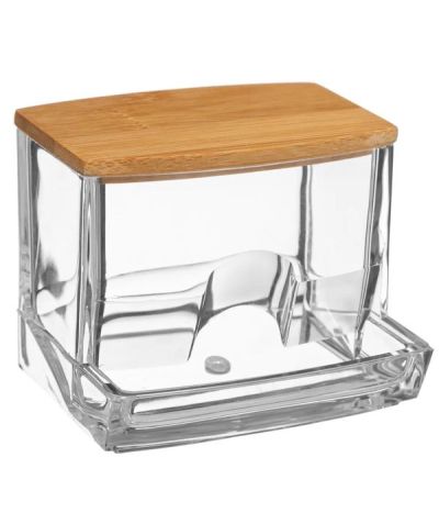 SELENA-Linie Spender Für Watte Aus Acryl 9X8Cm