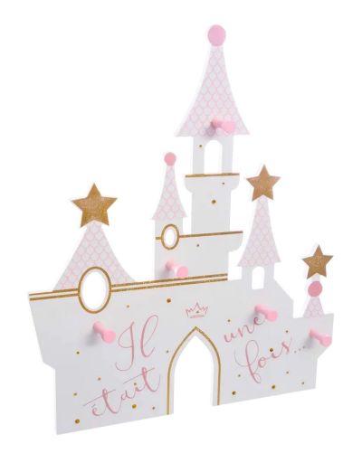 Portemanteau Château Avec 5 Crochets 40X45Cm