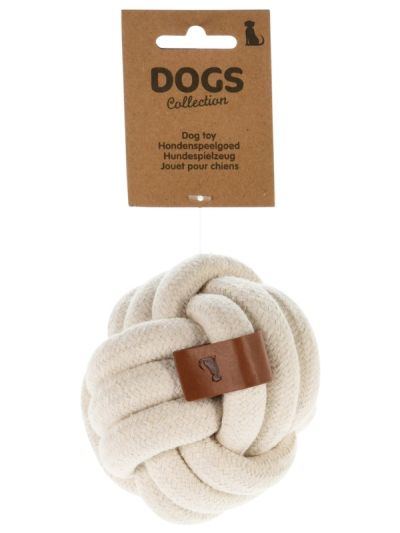 Balle pour chien en corde de 10 cm