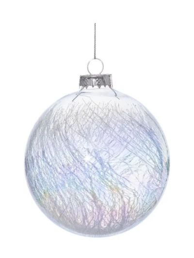 Weihnachts-Glaskugel Iris 10Cm