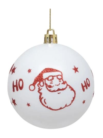 Weihnachtskugel Weihnachtsmann 8Cm