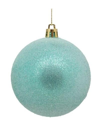 Weihnachtskugel Grüner Glitter 8Cm