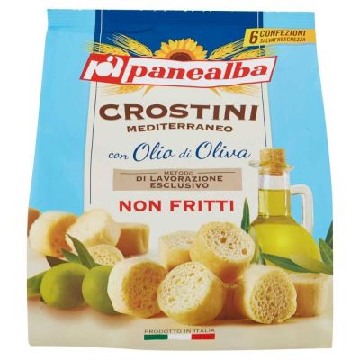 Panealba Crostini Mediterranes Olivenöl 6x30g
