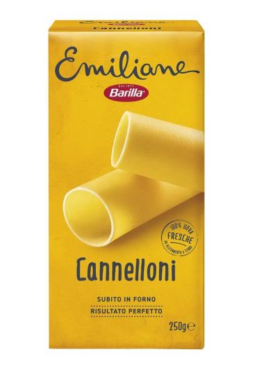 BARILLA Emiliane Pâtes Aux Oeufs N.188 Cannelloni 250G