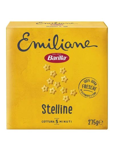 BARILLA Emiliane Pâtes Aux Oeufs Stelline 275G