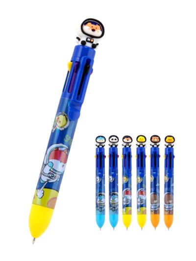 Penna Kawaii Multicolore Astronauti - Assortito