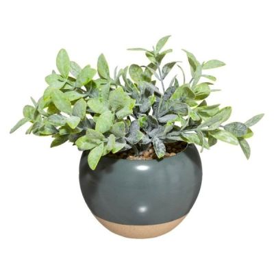 Fausse Plante Décorative Avec Pot En Céramique 11Cm