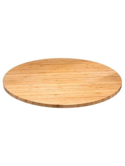 Vassoio Da Cucina Girevole In Bamboo 50Cm