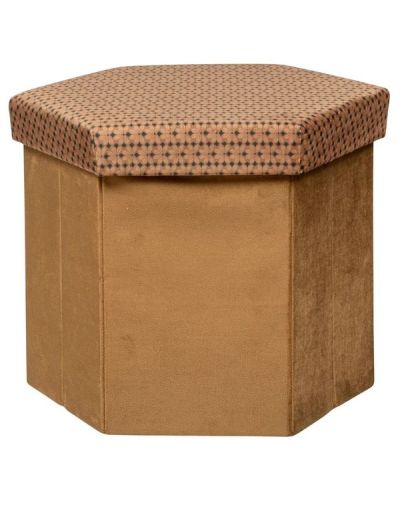Pouf De Rangement Vcaramel 40X38Cm