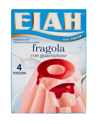 ELAH Préparation De La Crème De Table Aux Fraises 95G