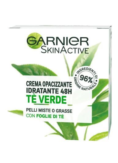 GARNIER Crema Idratante Al Tè Verde 50Ml