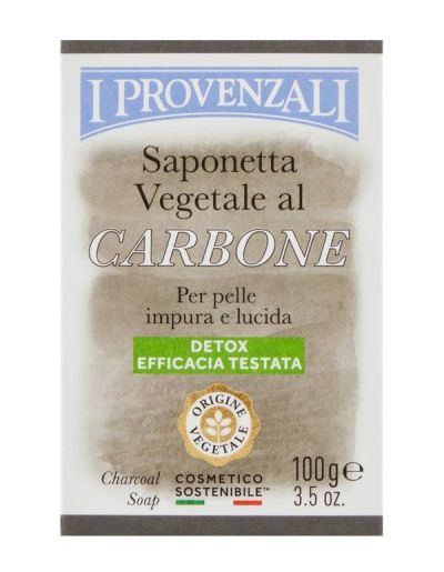 I PROVENZALI Saponetta Mani Vegetale Carbone 100G