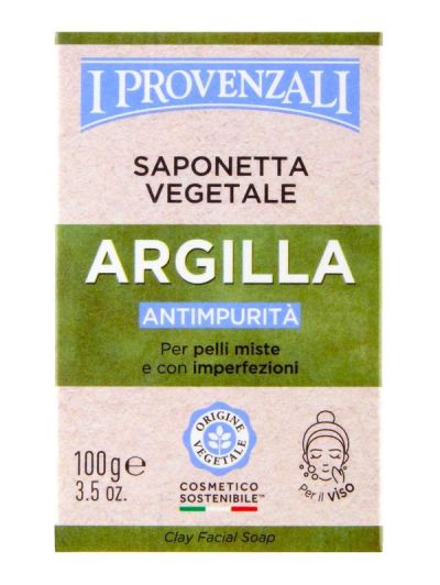 I PROVENZALI Saponetta Mani Vegetale Argilla 100G