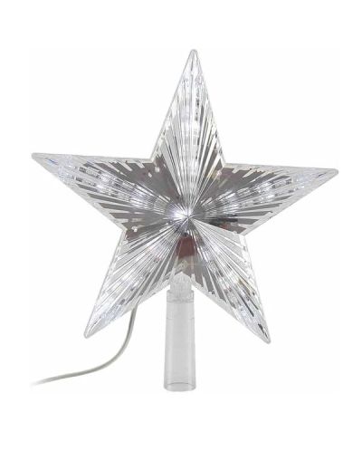 Sternförmige Weihnachtsbaumspitze Mit LED-Lichtern