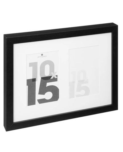 Porta Foto Da Appoggio Éva In Legno Nero 31.8X24.8Cm