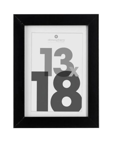 Porta Foto Da Appoggio Éva In Legno Nero 13X18Cm