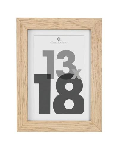 Porta Foto Da Appoggio Éva In Legno Naturale 13X18Cm