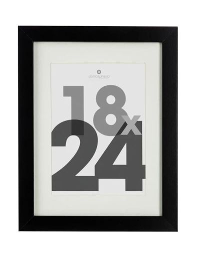 Porta Foto Da Appoggio Éva In Legno Nero 18X24Cm