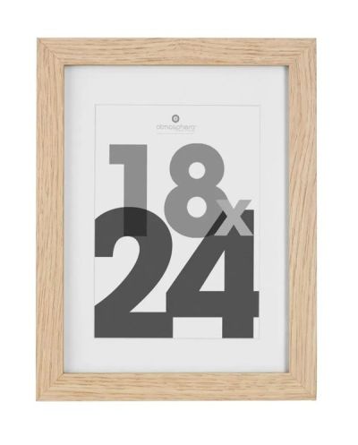 Porta Foto Da Appoggio Éva In Legno Naturale 18X24Cm